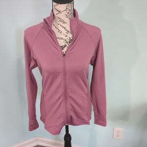 Freely Women's Haven Luxe Jacket pink small running athleisire